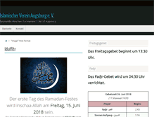 Tablet Screenshot of iv-augsburg.de